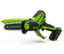 Цепная мини-пила Greenworks GD24CSMNX 24V 2008707 (15 см) бесщеточная аккумуляторная в Москве