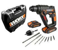 Перфоратор WORX WX390 H3 20V (1,2Дж) аккумуляторный