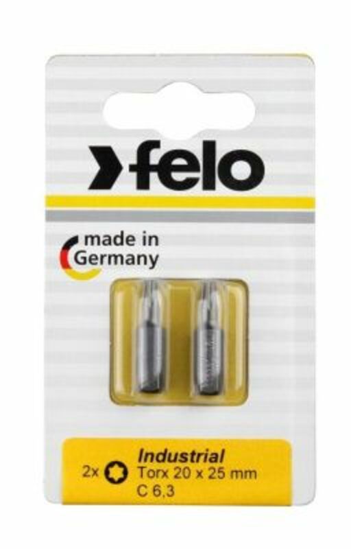 Бита Felo Industrial Torx (20X25), 2 шт в блистере 02620036 в Москве