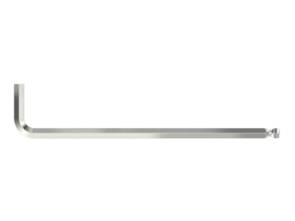 Felo Ключ Г-образный шестигранный удлиненный с шаровым окончанием HEX 2,5х114,5мм, упаковка 10 шт 36502510 в Москве