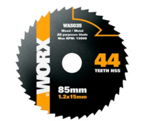 Пильный диск по металлу WORX WA5035, 44T HSS