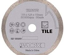 Алмазный пильный диск WORX WA6075