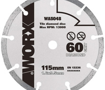 Пильный диск алмазный WORX WA5048