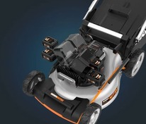 Самоходная газонокосилка WORX NITRO WG761E 80V (51см) аккумуляторная бесщеточная